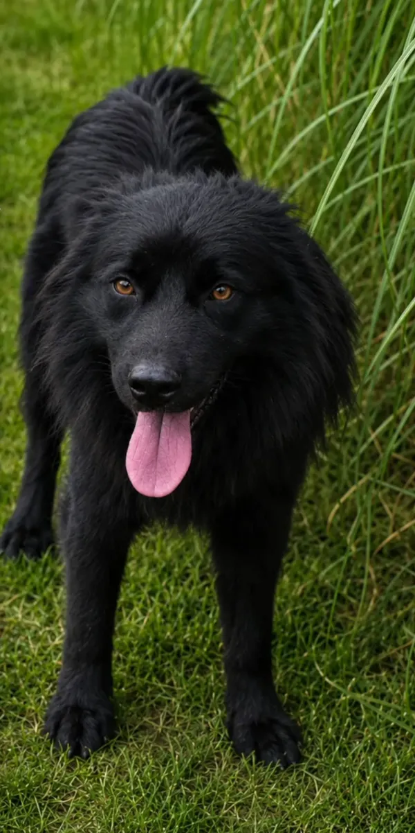 Nero, a rescue dog available for adoption from Bosnia